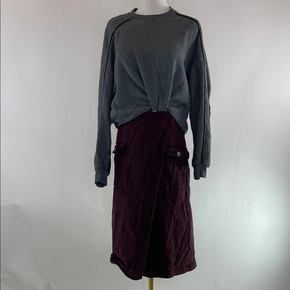 3.1 Phillip Lim Long Sleeve Draped Knit Dress, S - Picture 4 of 13